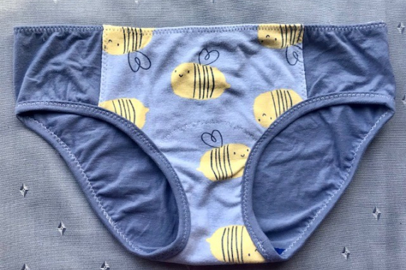Bees Knees: medium large undies made from Tshirts