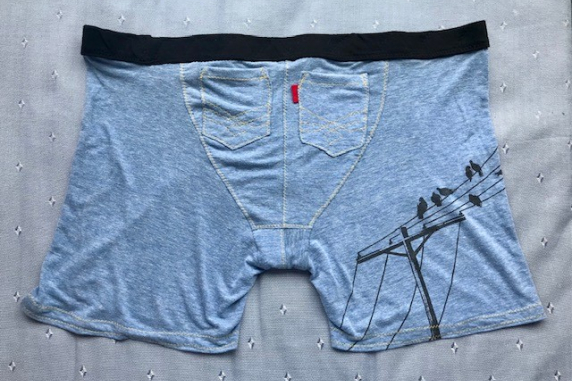 Put a Bird on It: large waistband medium tshirt briefs