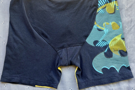 Blue Batman: medium tshirt briefs