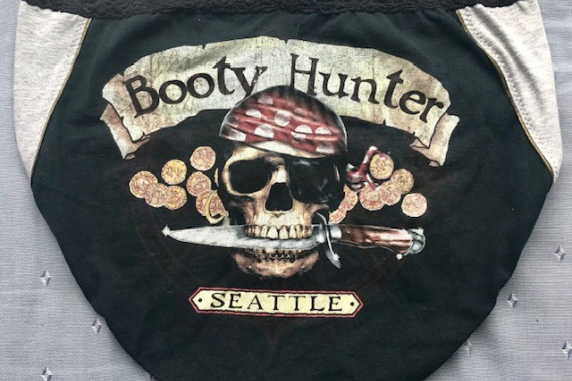 Booty Hunter: large undies made from Tshirts