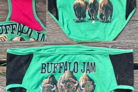 Buffalo Gal: xx large undies made from Tshirts