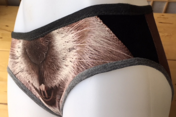 Chipmunk: small medium tee shirt panties by Up & Undies