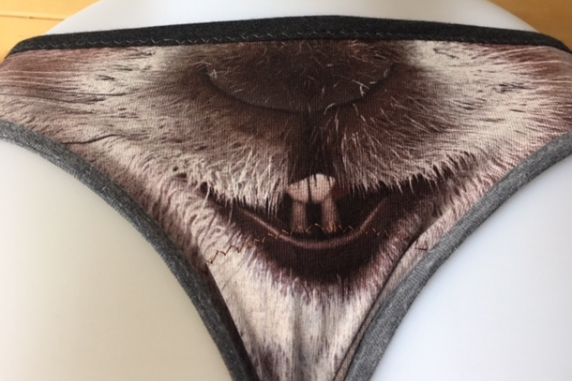 Chipmunk: small medium tee shirt panties by Up & Undies