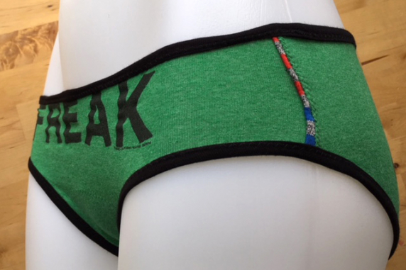 Control Freak: small tee shirt panties by Up & Undies