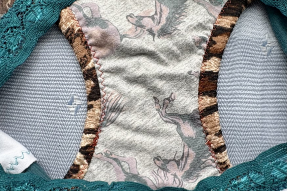 Cowgirl: medium size undies made from Tshirts Cowgirl: medium size undies made from Tshirts