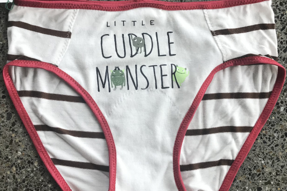 Cuddle Monster: small undies made from Tshirts