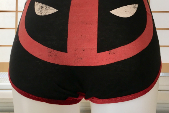 Deadpool: m undies made from a Tshirt by Up & Undies