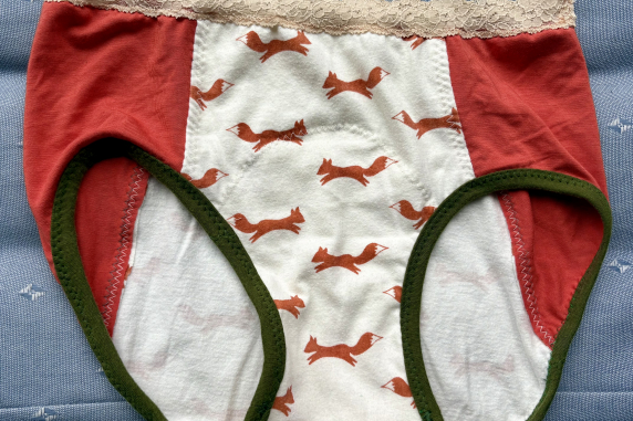 Foxy Lady: small undies made from Tshirts