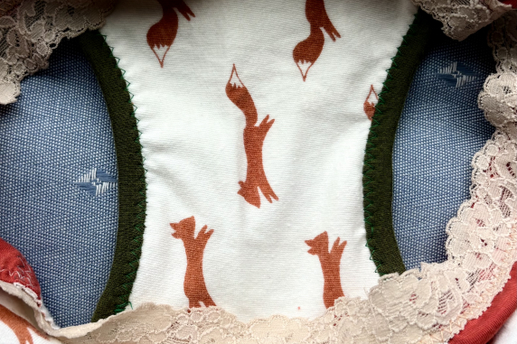 Foxy Lady: small undies made from Tshirts