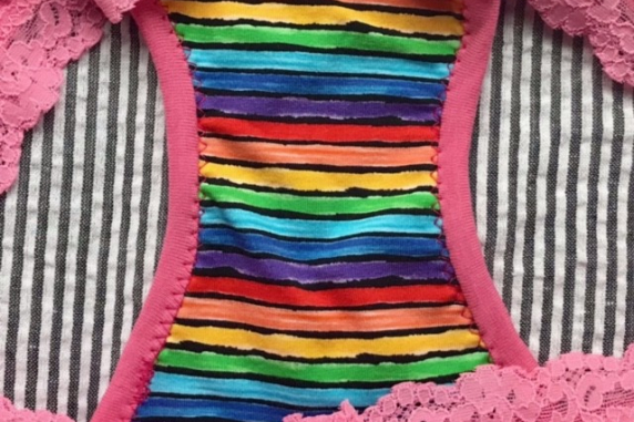 Half Full: large undies made from Tshirts