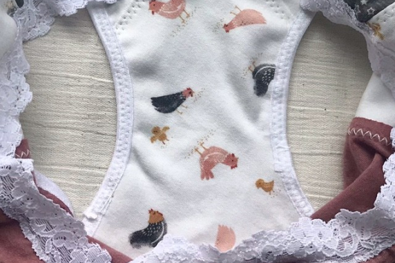 Hen Party: small undies made from Tshirts