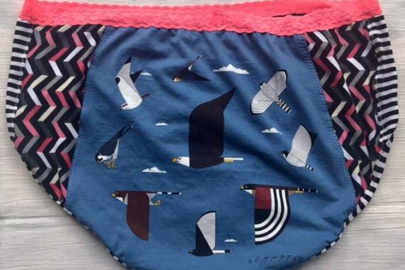 High Flyer: extra large undies made from Tshirts