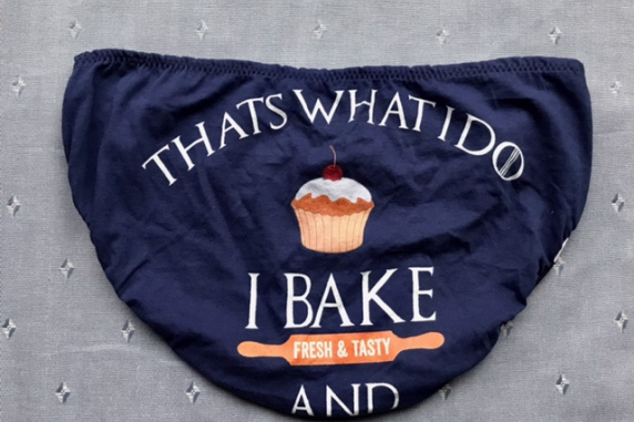 I Bake: medium undies made from Tshirts