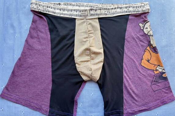 DJ Llama: medium briefs made from t shirts