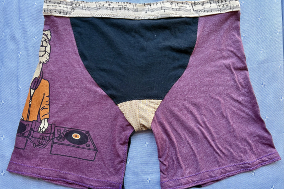 DJ Llama: medium briefs made from t shirts
