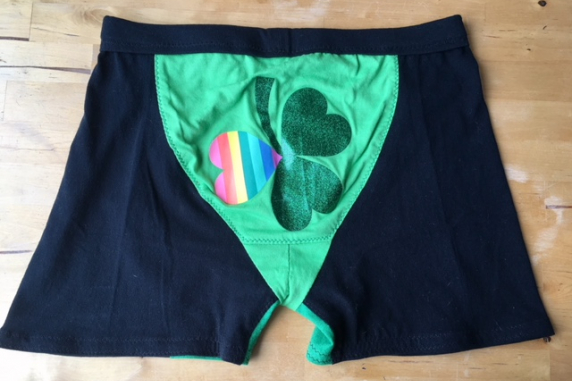 Lucky Charm: small tshirt briefs by Up & Undies