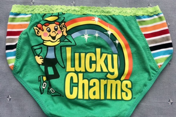 Lucky Charm$: small medium undies made from Tshirts