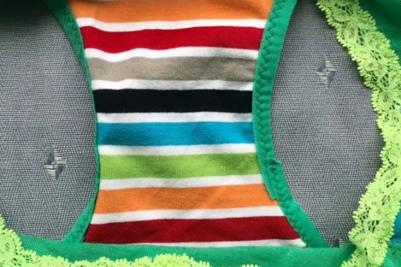 Lucky Charm$: small medium undies made from Tshirts