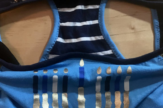 Menorah Tush: medium undies made from Tshirts
