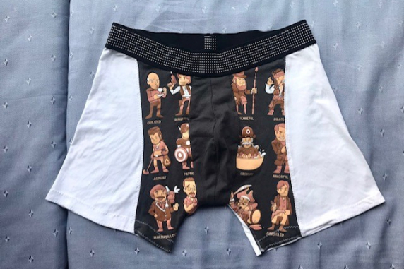 Oh Captain my Captain: medium tshirt briefs