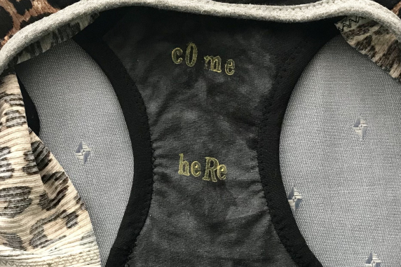 Never Again: large undies made from Tshirts