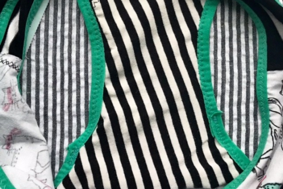 Ninja Kitty: Xsmall undies made from Tshirts