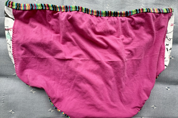 Ninja Kitty: medium large undies made from Tshirts