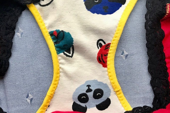 Pie Front: large undies made from Tshirts