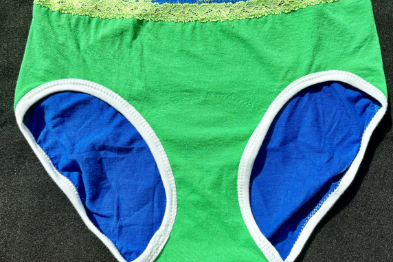 Private Property: medium size undies made from Tshirts