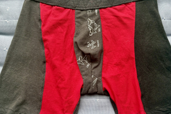 Shark ID: 30 inch waistband small tshirt briefs