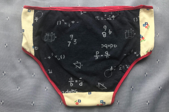 Smarty Pants: medium large undies made from Tshirts