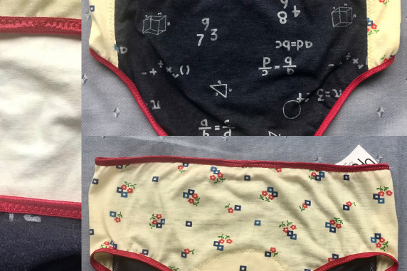 Smarty Pants: medium large undies made from Tshirts