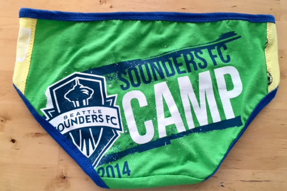 Sounders Camp: medium tee shirt panties by Up & Undies