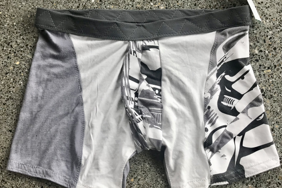 Star Wars Grey: 35 inch waist medium tshirt briefs