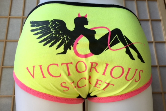 Victorious Secret: XL tee shirt panties by Up & Undies