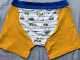 Constructies Blue Thigh: boxer briefs made from tshirts