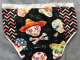 Sugar Skull Chevron Hips: large undies made from Tshirts