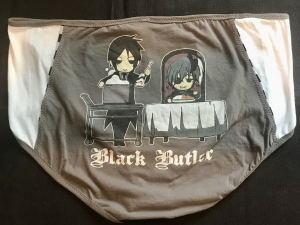 Black Butler: XL undies made from Tshirts