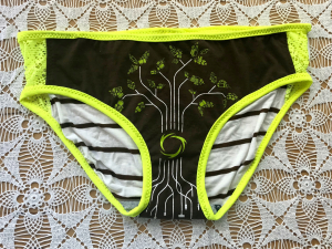 Geek Girl: large undies made from Tshirts