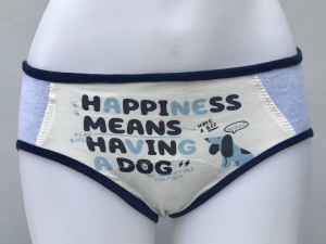 Happiness=Dog: small undies made from Tshirts