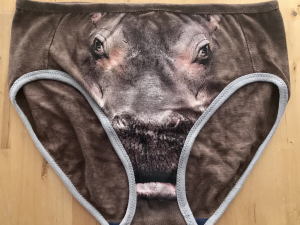 Hippo Bootie: large undies made from t shirts