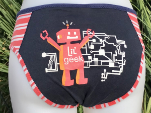 Lil' Geek: medium undies made from t shirts