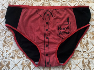 Nerd Herd: large undies made from Tshirts