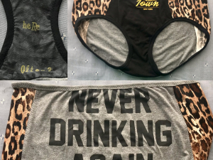 Never Again: large undies made from Tshirts