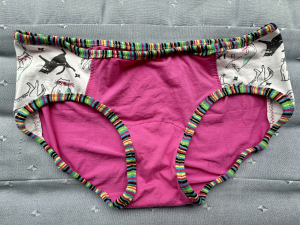 Ninja Kitty: medium large undies made from Tshirts