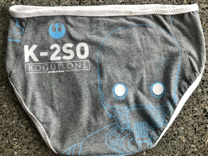 Rogue One: small undies made from Tshirts