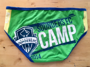 Sounders Camp: medium tee shirt panties by Up & Undies