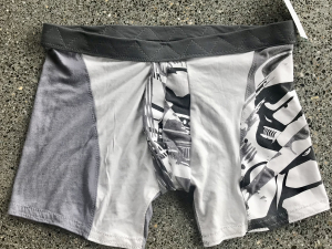 Star Wars Grey: 35 inch waist medium tshirt briefs