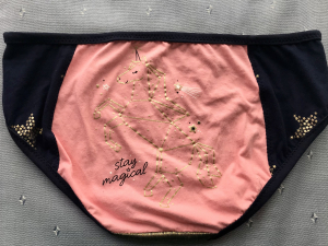 Stay Magical: medium undies made from Tshirts