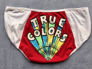 True Colors: medium undies made from Tshirts